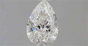 Picture of Natural Diamond 0.50 Carats, Pear with  Cut, G Color, VVS2 Clarity and Certified by GIA