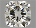 Natural Diamond 0.91 Carats, Cushion with  Cut, K Color, VVS1 Clarity and Certified by GIA