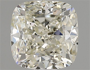 Foto Diamante Natural 0.90 quilates, Del cojín , Color L, claridad SI2 y certificado GIA de