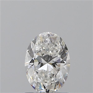 Picture of Natural Diamond 0.90 Carats, Oval with  Cut, F Color, SI1 Clarity and Certified by GIA