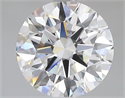 Del inventario de diamantes de laboratorio, 2.29 quilates, Redondo , Color E, claridad VVS2 y certificado IGI