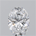 Natural Diamond 0.51 Carats, Oval with  Cut, D Color, IF Clarity and Certified by GIA