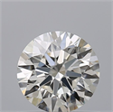 Natural Diamond 0.71 Carats, Round with Excellent Cut, G Color, VVS2 Clarity and Certified by IGI