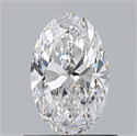 Diamante Natural 0.70 quilates, Ovalado , Color D, claridad SI1 y certificado GIA