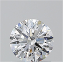 Natural Diamond 1.01 Carats, Round with Excellent Cut, D Color, SI2 Clarity and Certified by GIA