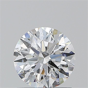 Picture of Natural Diamond 1.01 Carats, Round with Excellent Cut, D Color, SI2 Clarity and Certified by GIA