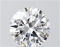 Lab Grown Diamond 1.35 Carats, Round with Ideal Cut, D Color, VS1 Clarity and Certified by IGI