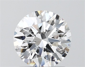 Picture of Lab Grown Diamond 1.35 Carats, Round with Ideal Cut, D Color, VS1 Clarity and Certified by IGI