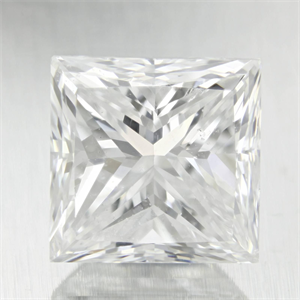 Picture of Natural Diamond 3.61 Carats, Princess with  Cut, F Color, SI1 Clarity and Certified by GIA