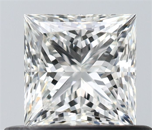 Picture of Natural Diamond 0.50 Carats, Princess with  Cut, H Color, VS2 Clarity and Certified by IGI