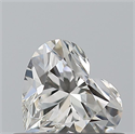 Natural Diamond 0.41 Carats, Heart with  Cut, G Color, VS2 Clarity and Certified by GIA