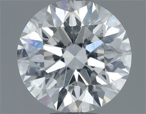 Foto Diamante Natural 0.80 quilates, Redondo , Color F, claridad SI2 y certificado GIA de