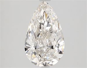 Picture of Natural Diamond 1.50 Carats, Pear with  Cut, H Color, IF Clarity and Certified by GIA