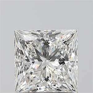 Picture of Natural Diamond 1.52 Carats, Princess with  Cut, G Color, SI2 Clarity and Certified by GIA