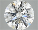 Lab Grown Diamond 5.03 Carats, Round with Excellent Cut, F Color, VS1 Clarity and Certified by IGI