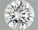 Lab Grown Diamond 2.00 Carats, Round with Excellent Cut, D Color, VVS2 Clarity and Certified by IGI