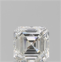 Natural Diamond 1.02 Carats, Asscher with  Cut, H Color, VVS1 Clarity and Certified by GIA