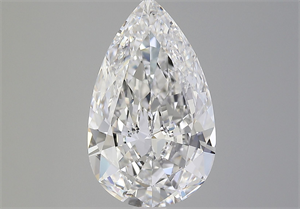 Foto Diamante Natural 5.05 quilates, De pera , Color E, claridad VVS2 y certificado GIA de
