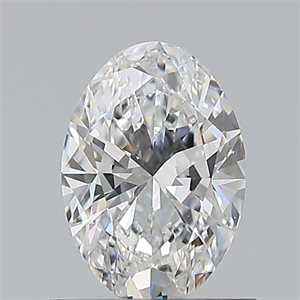 Picture of Natural Diamond 0.70 Carats, Oval with  Cut, D Color, VS2 Clarity and Certified by GIA