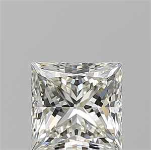 Picture of Natural Diamond 0.92 Carats, Princess with  Cut, K Color, VS1 Clarity and Certified by GIA