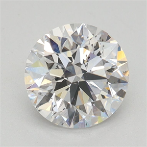 Picture of Lab Grown Diamond 1.01 Carats, Round with Ideal Cut, D Color, SI1 Clarity and Certified by IGI