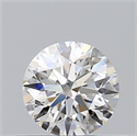 Diamante Natural 0.45 quilates, Redondo , Color E, claridad VS1 y certificado GIA