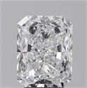 Natural Diamond 3.01 Carats, Radiant with  Cut, D Color, VS1 Clarity and Certified by GIA