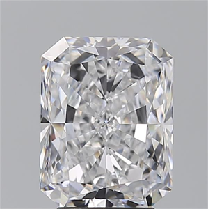 Picture of Natural Diamond 3.01 Carats, Radiant with  Cut, D Color, VS1 Clarity and Certified by GIA