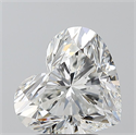 Natural Diamond 3.01 Carats, Heart with  Cut, G Color, VVS1 Clarity and Certified by GIA