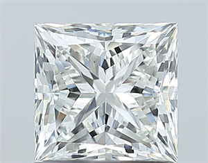 Picture of Natural Diamond 1.01 Carats, Princess with  Cut, H Color, VS1 Clarity and Certified by GIA