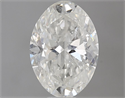 Diamante Natural 0.90 quilates, Ovalado , Color I, claridad I1 y certificado GIA