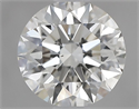 Natural Diamond 0.81 Carats, Round with Excellent Cut, H Color, VS2 Clarity and Certified by GIA
