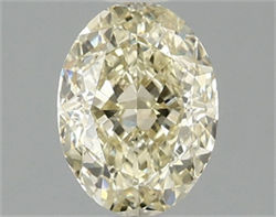 Picture of Lab Grown Diamond 1.55 Carats, Oval with  Cut, Fancy Intense Yellow Color, VS1 Clarity and Certified by IGI