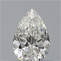 Natural Diamond 0.40 Carats, Pear with  Cut, F Color, VVS1 Clarity and Certified by GIA