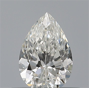 Picture of Natural Diamond 0.40 Carats, Pear with  Cut, F Color, VVS1 Clarity and Certified by GIA