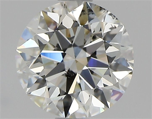 Picture of Natural Diamond 1.00 Carats, Round with Excellent Cut, I Color, SI2 Clarity and Certified by GIA
