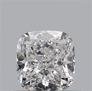 Foto Diamante Natural 0.50 quilates, Del cojín , Color F, claridad SI1 y certificado GIA de