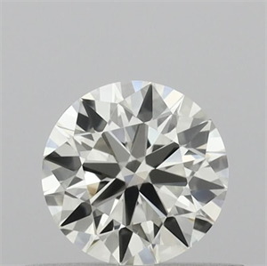 Picture of Natural Diamond 0.46 Carats, Round with Excellent Cut, K Color, VVS1 Clarity and Certified by IGI