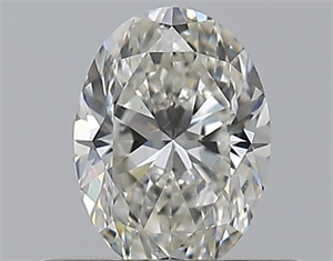 Foto Diamante Natural 0.41 quilates, Ovalado , Color I, claridad SI1 y certificado GIA de