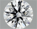 Lab Grown Diamond 0.99 Carats, Round with Ideal Cut, D Color, VVS2 Clarity and Certified by IGI