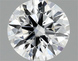 Picture of Lab Grown Diamond 0.99 Carats, Round with Ideal Cut, D Color, VVS2 Clarity and Certified by IGI