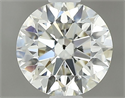 Natural Diamond 0.70 Carats, Round with Excellent Cut, K Color, SI2 Clarity and Certified by GIA