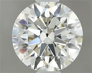 Picture of Natural Diamond 0.70 Carats, Round with Excellent Cut, K Color, SI2 Clarity and Certified by GIA