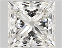 Diamante Natural 0.56 quilates, Princesa , Color H, claridad VVS1 y certificado GIA