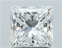 Natural Diamond 1.05 Carats, Princess with  Cut, H Color, VS2 Clarity and Certified by GIA