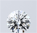 Lab Grown Diamond 1.04 Carats, Round with Ideal Cut, E Color, VVS2 Clarity and Certified by IGI