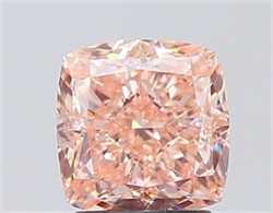 Picture of Lab Grown Diamond 2.59 Carats, CUSHION MODIFIED with  Cut, Fancy Intense Pink Color, VVS2 Clarity and Certified by IGI