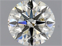 Natural Diamond 0.80 Carats, Round with Excellent Cut, K Color, SI1 Clarity and Certified by GIA