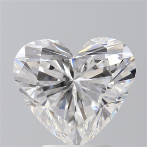 Picture of Natural Diamond 3.03 Carats, Heart with  Cut, F Color, SI1 Clarity and Certified by GIA