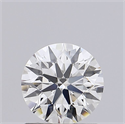 Diamante Natural 0.90 quilates, Redondo , Color I, claridad VS1 y certificado GIA